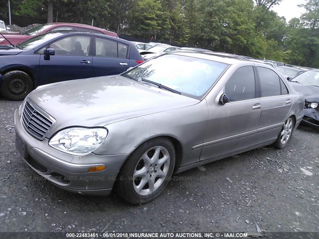WDBNG83J23A349548 - 2003 MERCEDES-BENZ S 430 4MATIC GRAY photo 2
