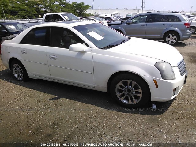 1G6DM577140111980 - 2004 CADILLAC CTS WHITE photo 1