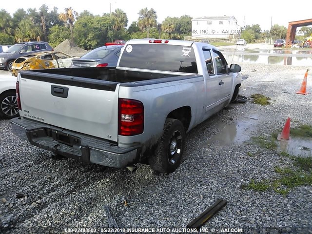 1GCRCSEA0CZ112745 - 2012 CHEVROLET SILVERADO C1500 LT SILVER photo 4