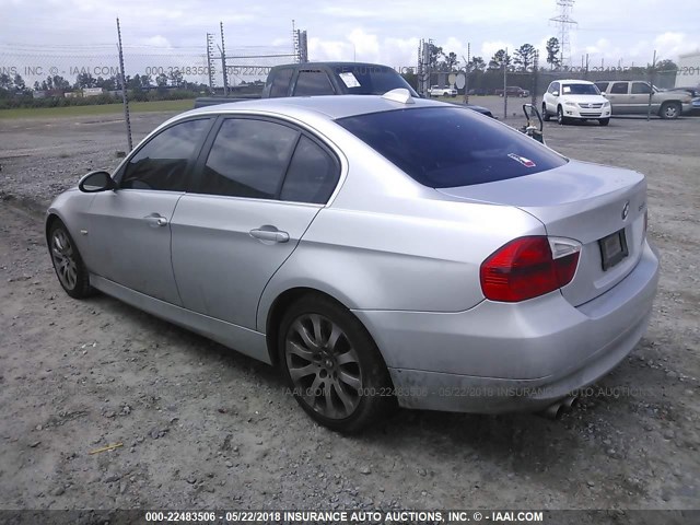 WBAVB33586KS38536 - 2006 BMW 330 I SILVER photo 3