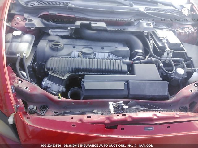 YV1MK672082078794 - 2008 VOLVO C30 T5 RED photo 10