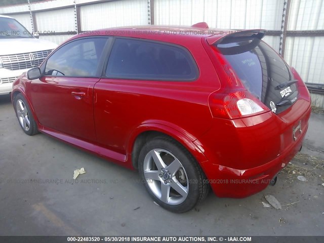 YV1MK672082078794 - 2008 VOLVO C30 T5 RED photo 3