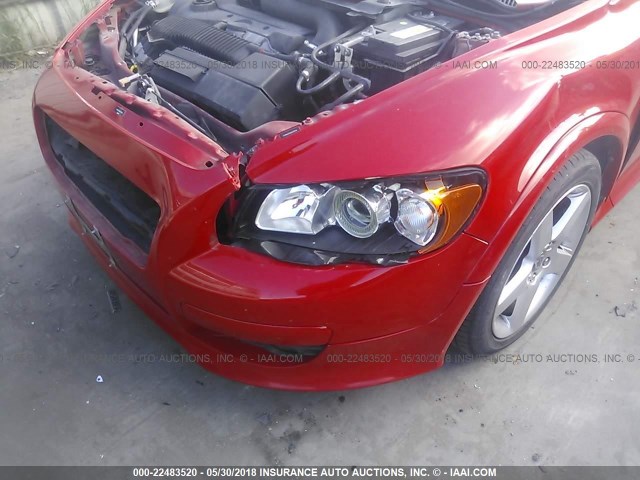 YV1MK672082078794 - 2008 VOLVO C30 T5 RED photo 6