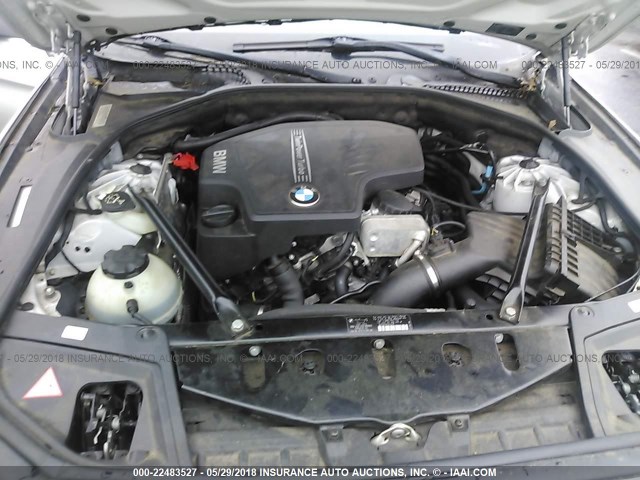 WBAXG5C57CDX05046 - 2012 BMW 528 I SILVER photo 10