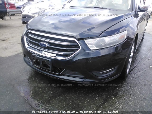 1FAHP2F98EG126806 - 2014 FORD TAURUS LIMITED BLACK photo 6