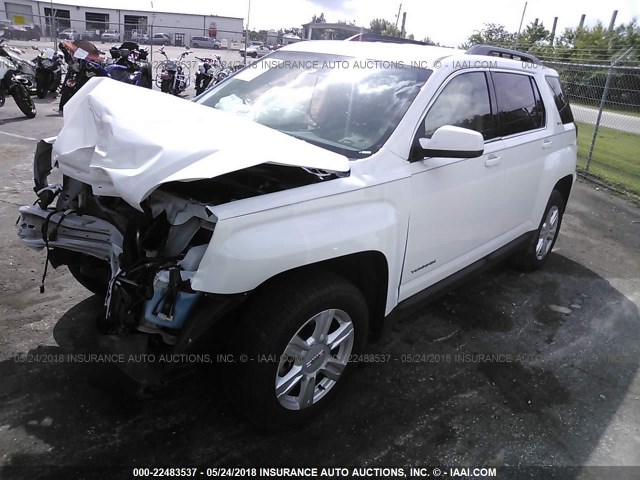 2GKALNEK9G6205325 - 2016 GMC TERRAIN SLE WHITE photo 2