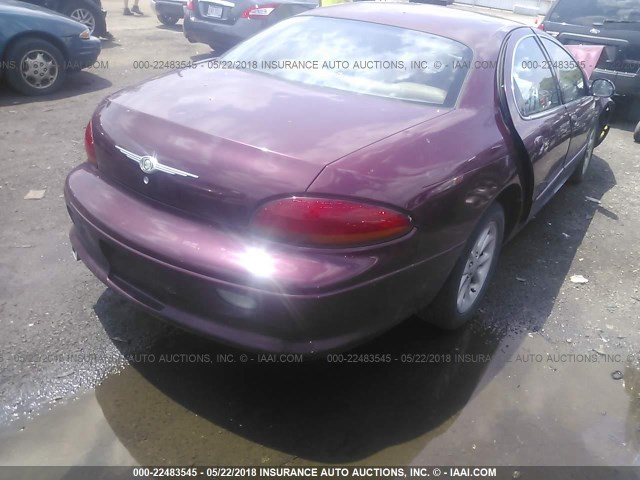 2C3HC56G2YH361995 - 2000 CHRYSLER LHS MAROON photo 4