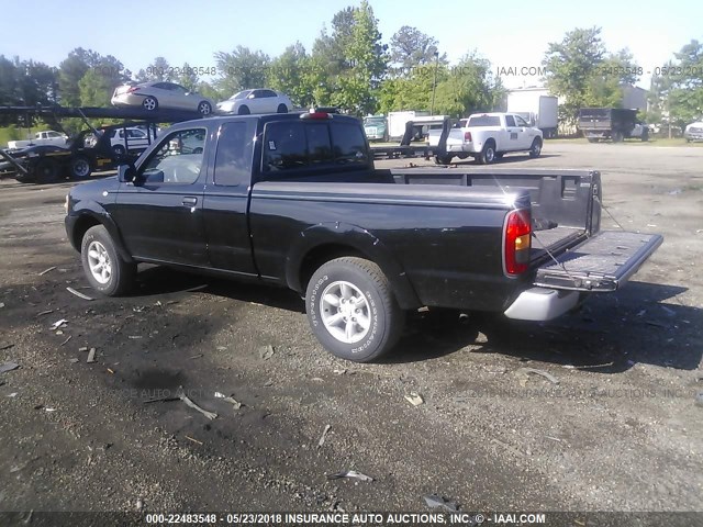 1N6DD26T83C435531 - 2003 NISSAN FRONTIER KING CAB XE BLACK photo 3