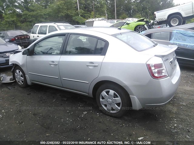 3N1AB6APXBL718953 - 2011 NISSAN SENTRA 2.0/2.0S/SR/2.0SL SILVER photo 3