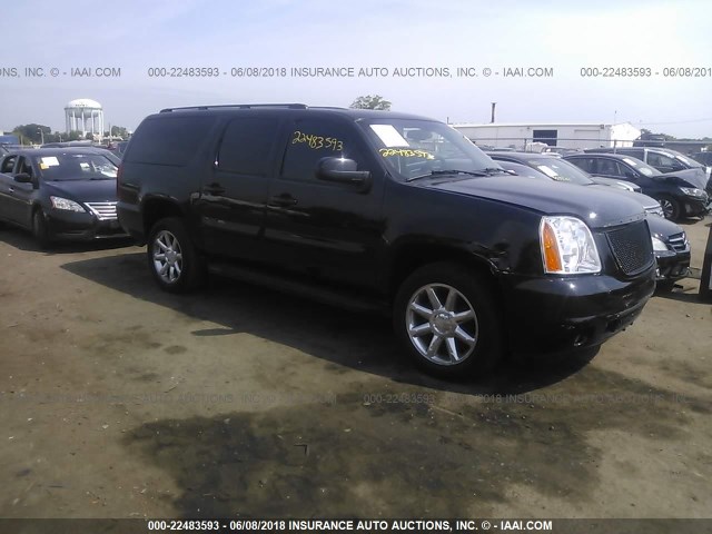 1GKFK16378J125650 - 2008 GMC YUKON XL K1500 BLACK photo 1