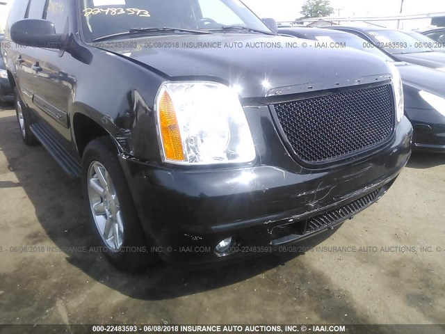 1GKFK16378J125650 - 2008 GMC YUKON XL K1500 BLACK photo 6