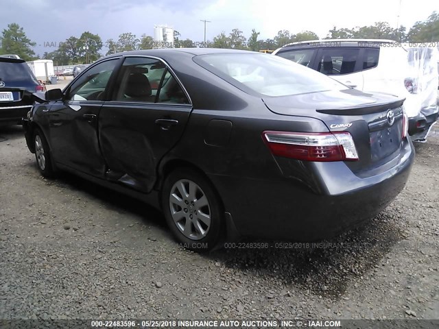 JTNBB46K773034377 - 2007 TOYOTA CAMRY NEW GENERAT HYBRID GRAY photo 3