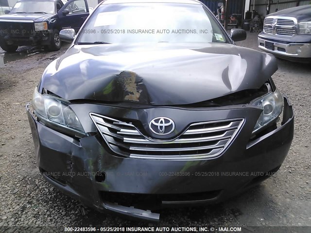 JTNBB46K773034377 - 2007 TOYOTA CAMRY NEW GENERAT HYBRID GRAY photo 6