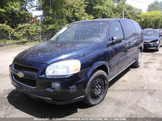 1GNDV23W47D182794 - 2007 CHEVROLET UPLANDER LS Dark Blue photo 2