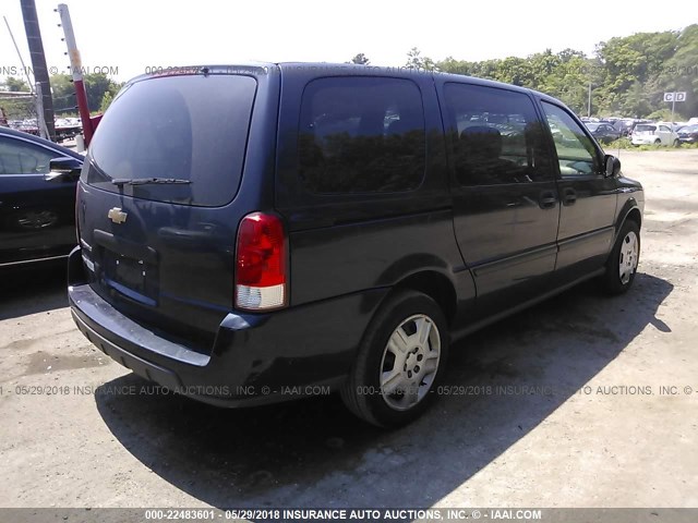 1GNDV23W47D182794 - 2007 CHEVROLET UPLANDER LS Dark Blue photo 4