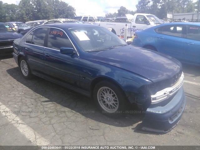 WBADT43412GY42397 - 2002 BMW 525 I AUTOMATIC Dark Blue photo 1