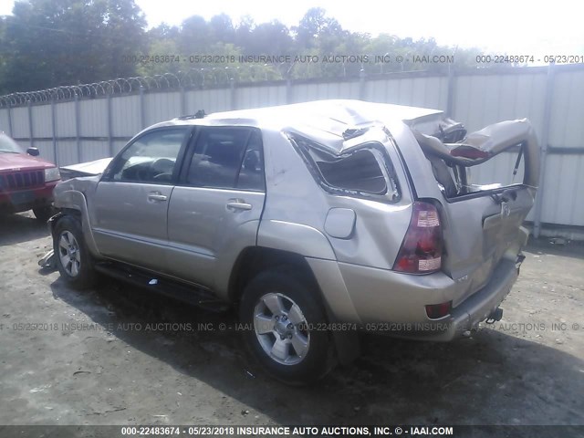 JTEZU17R150051676 - 2005 TOYOTA 4RUNNER LIMITED GOLD photo 3