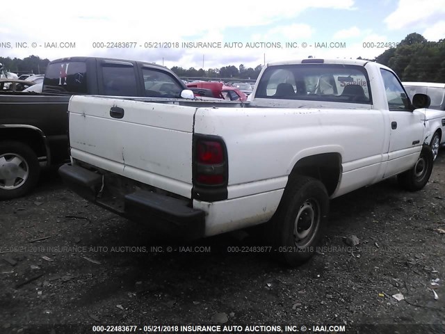 1B7HC16X0XS313522 - 1999 DODGE RAM 1500 WHITE photo 4