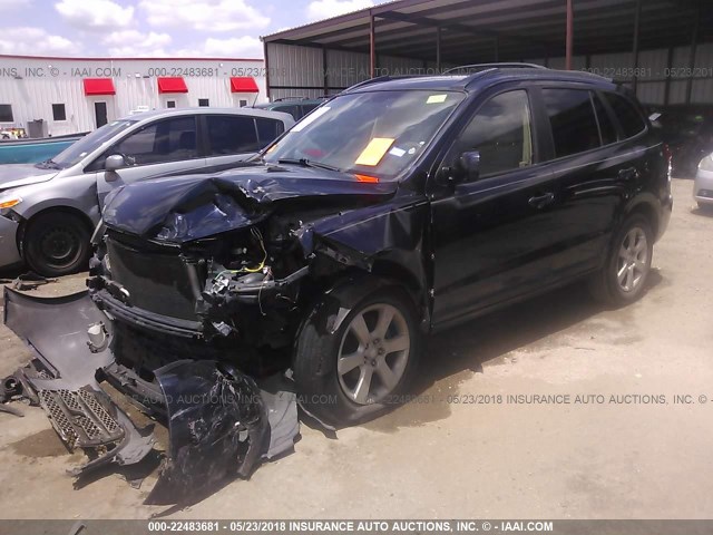 5NMSH13E37H081715 - 2007 HYUNDAI SANTA FE SE/LIMITED BLACK photo 2