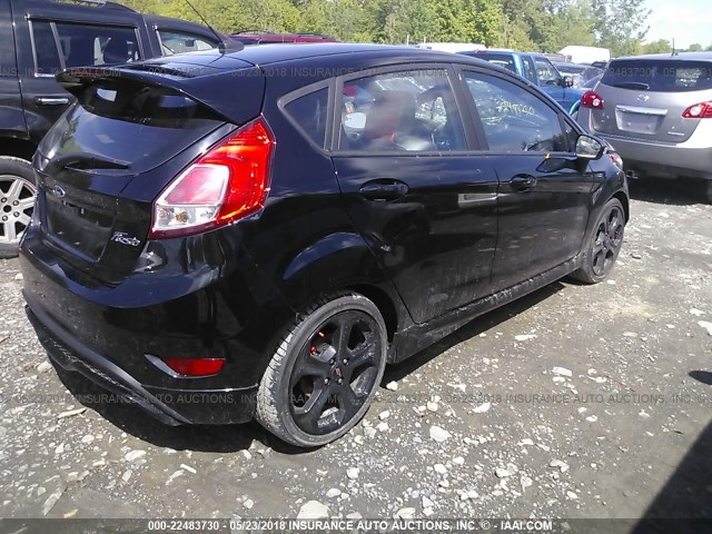 3FADP4GX3JM100086 - 2018 FORD FIESTA ST BLACK photo 4