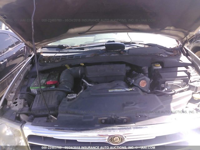 1A8HX58N28F150088 - 2008 CHRYSLER ASPEN LIMITED GOLD photo 10