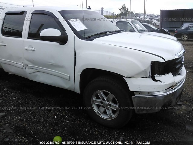 3GTEK13M97G538576 - 2007 GMC NEW SIERRA K1500 WHITE photo 6