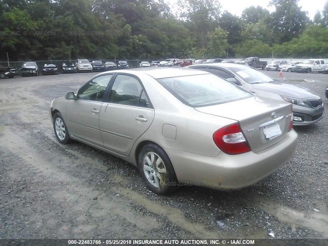 4T1BE32K34U892085 - 2004 TOYOTA CAMRY LE/XLE/SE Şampan foto 3