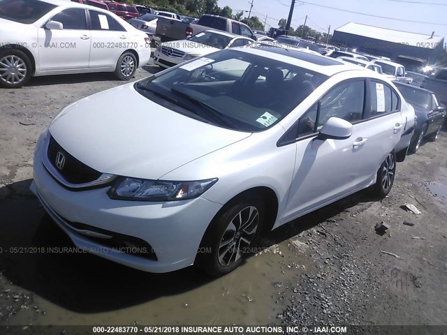 19XFB2F95DE067339 - 2013 HONDA CIVIC EXL Ağ foto 2