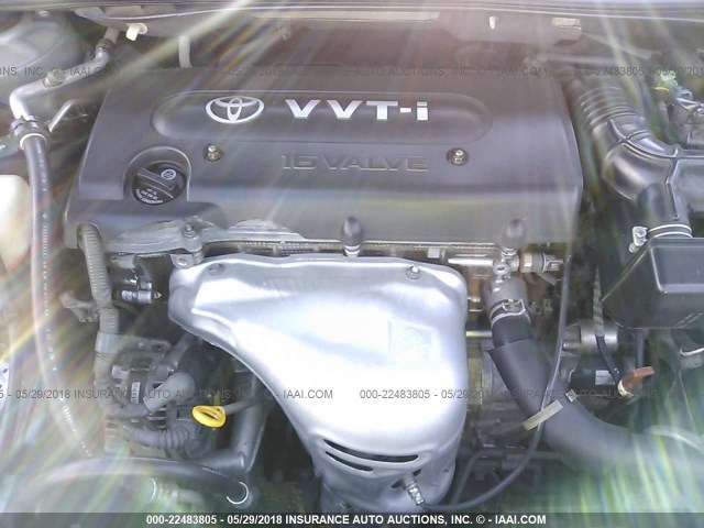 JTKDE167760105097 - 2006 TOYOTA SCION TC ვერცხლისფერი ფოტო 10