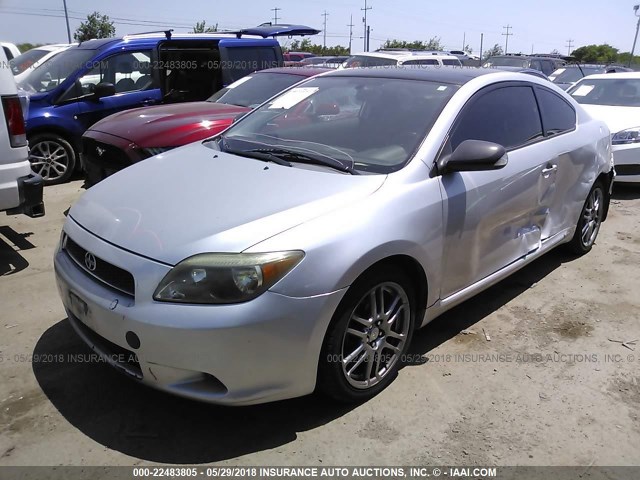 JTKDE167760105097 - 2006 TOYOTA SCION TC ვერცხლისფერი ფოტო 2