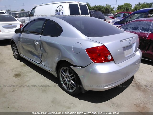 JTKDE167760105097 - 2006 TOYOTA SCION TC ვერცხლისფერი ფოტო 3