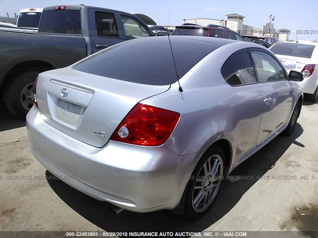 JTKDE167760105097 - 2006 TOYOTA SCION TC ვერცხლისფერი ფოტო 4