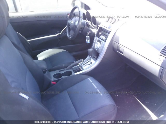 JTKDE167760105097 - 2006 TOYOTA SCION TC ვერცხლისფერი ფოტო 5