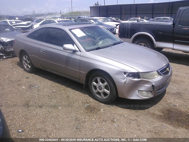 2T1CF28P0XC204340 - 1999 TOYOTA CAMRY SOLARA SE/SLE ოქროსფერი ფოტო 1