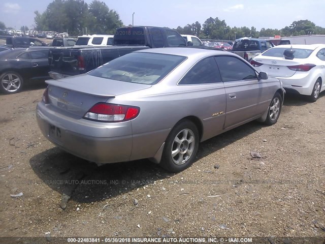 2T1CF28P0XC204340 - 1999 TOYOTA CAMRY SOLARA SE/SLE ოქროსფერი ფოტო 4