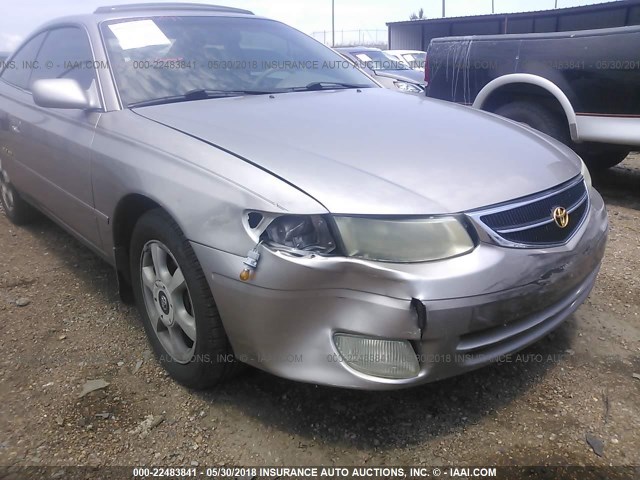 2T1CF28P0XC204340 - 1999 TOYOTA CAMRY SOLARA SE/SLE ოქროსფერი ფოტო 6