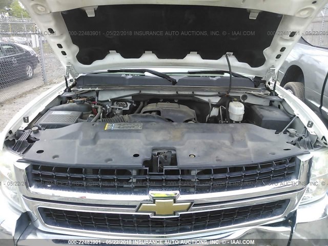 1GC3CVBG2AF123762 - 2010 CHEVROLET SILVERADO C2500 HEAVY DUTY WHITE photo 10