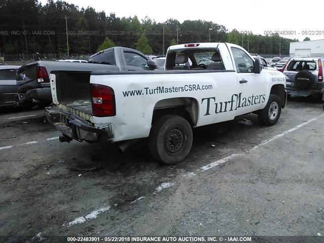 1GC3CVBG2AF123762 - 2010 CHEVROLET SILVERADO C2500 HEAVY DUTY WHITE photo 4