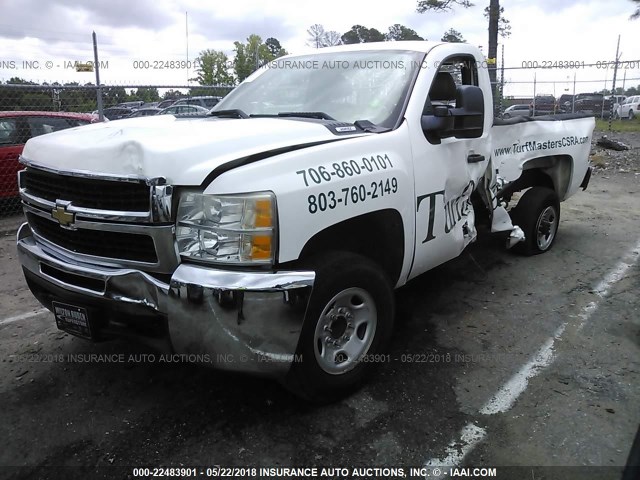 1GC3CVBG2AF123762 - 2010 CHEVROLET SILVERADO C2500 HEAVY DUTY WHITE photo 6