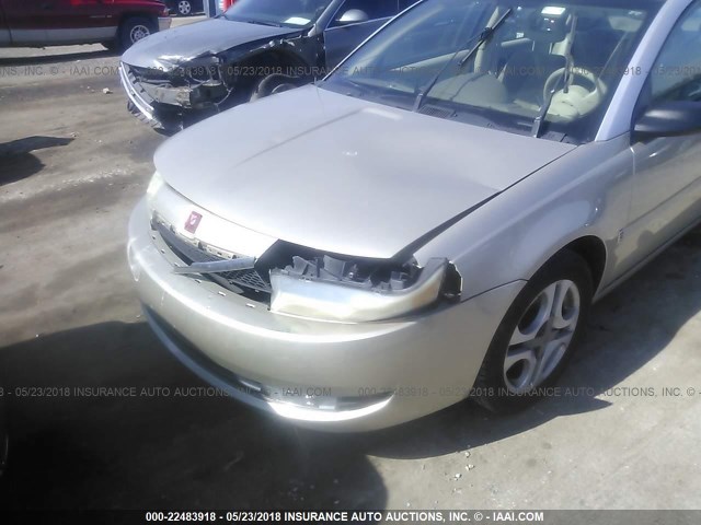 1G8AL52F83Z142004 - 2003 SATURN ION LEVEL 3 TAN photo 6