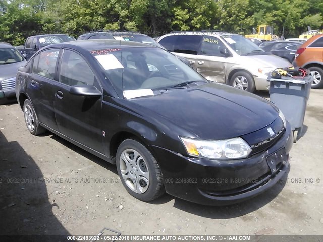 1G8AJ52F94Z188769 - 2004 SATURN ION LEVEL 2 BLACK photo 1