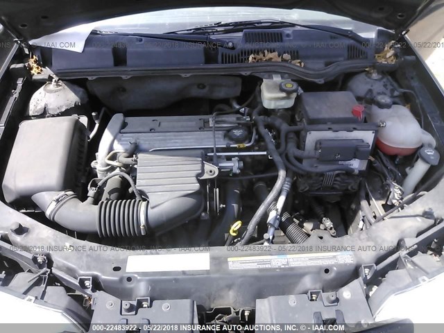 1G8AJ52F94Z188769 - 2004 SATURN ION LEVEL 2 BLACK photo 10