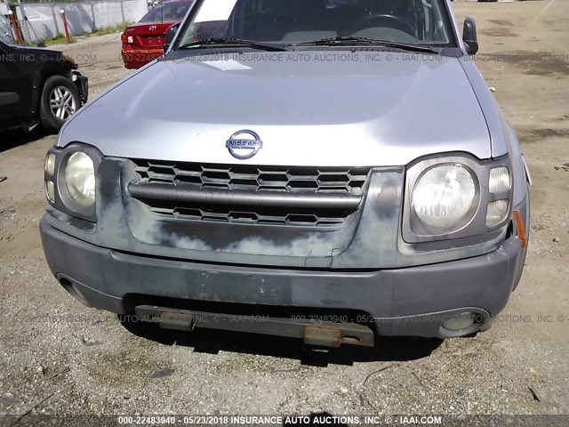 5N1ED28YX3C672002 - 2003 NISSAN XTERRA XE/SE SILVER photo 6