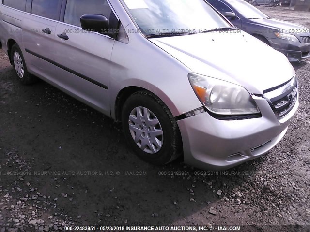 5FNRL38267B021551 - 2007 HONDA ODYSSEY LX GOLD photo 6