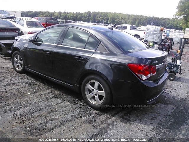 1G1PC5SBXE7233506 - 2014 CHEVROLET CRUZE LT BLACK photo 3