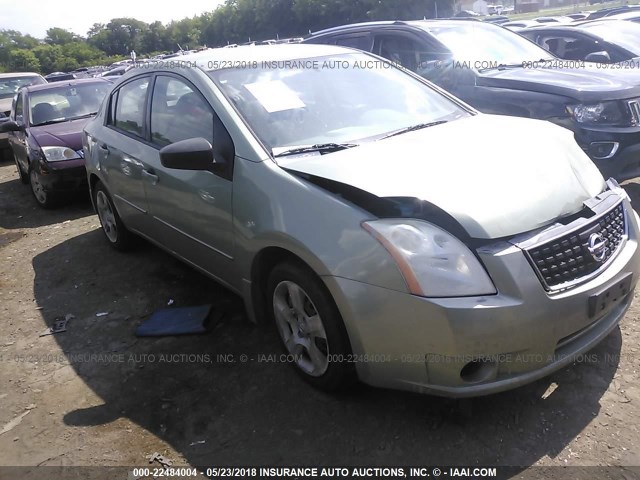 3N1AB61E98L610542 - 2008 NISSAN SENTRA 2.0/2.0S/2.0SL GREEN photo 1