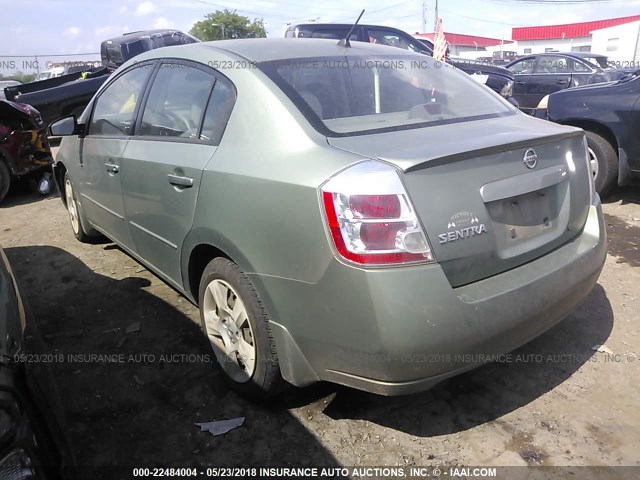 3N1AB61E98L610542 - 2008 NISSAN SENTRA 2.0/2.0S/2.0SL GREEN photo 3