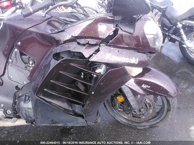 JKBZGNC12CA015401 - 2012 KAWASAKI ZG1400 C MAROON photo 5