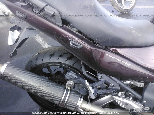 JKBZGNC12CA015401 - 2012 KAWASAKI ZG1400 C MAROON photo 6