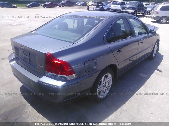 YV1RS592562513092 - 2006 VOLVO S60 2.5T GRAY photo 4